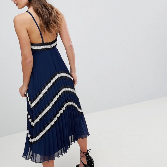 ASOS Pleated Midi Dress - Picture 2 of 7